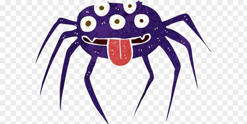 Cartoon Spider Bite Mosquito Drawing PNG