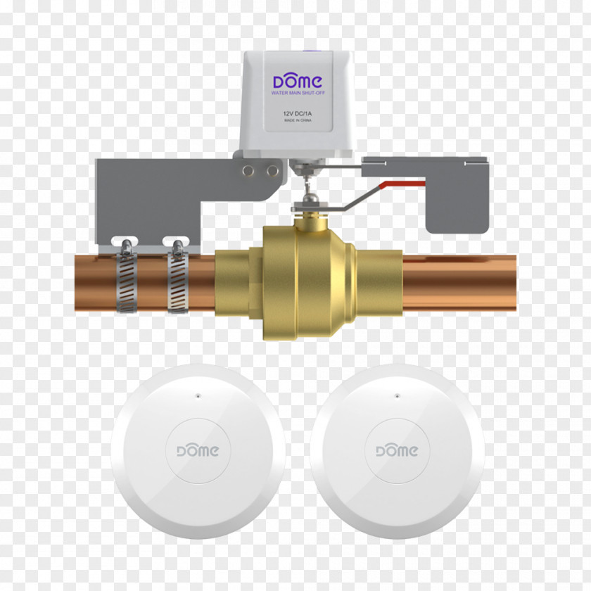 Light Leak Z-Wave Safety Shutoff Valve Home Automation Kits Ball PNG