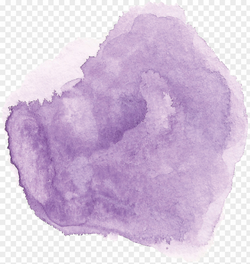 Watercolor Egg Lavender Lilac Violet Purple PNG