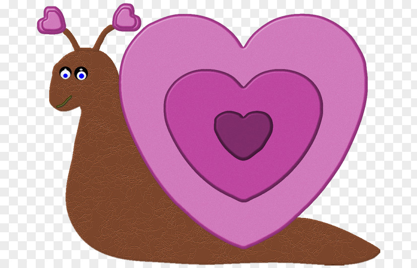 Cartoon Snail Heart Clip Art PNG