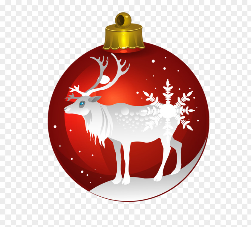 Cartoon White Snowflakes Christmas Decoration Bell Elk Pxe8re Noxebl Santa Claus Bombka Clip Art PNG