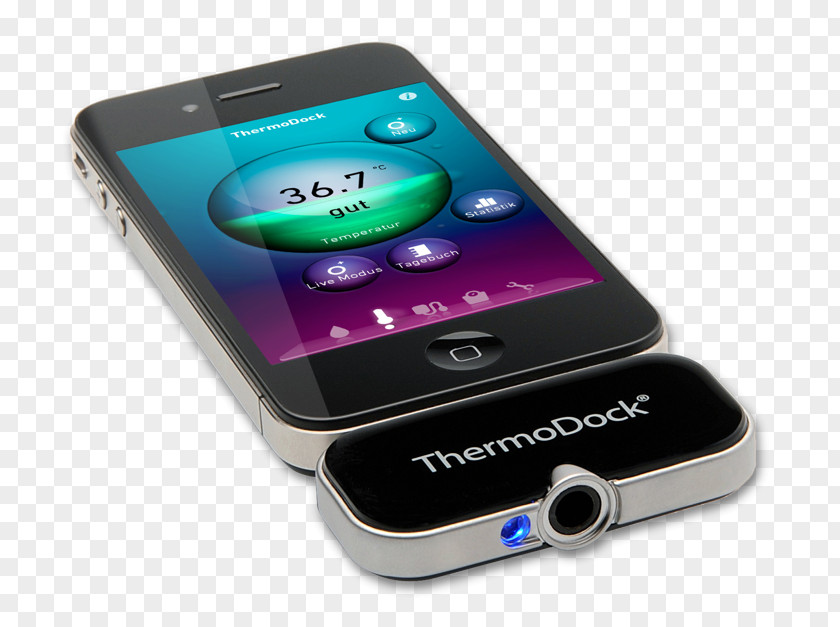 Smartphone Infrared Thermometers Temperature PNG