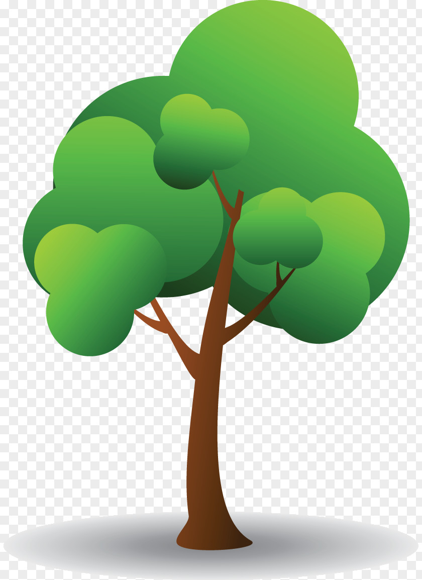 Cartoon Green M-tree Computer M PNG