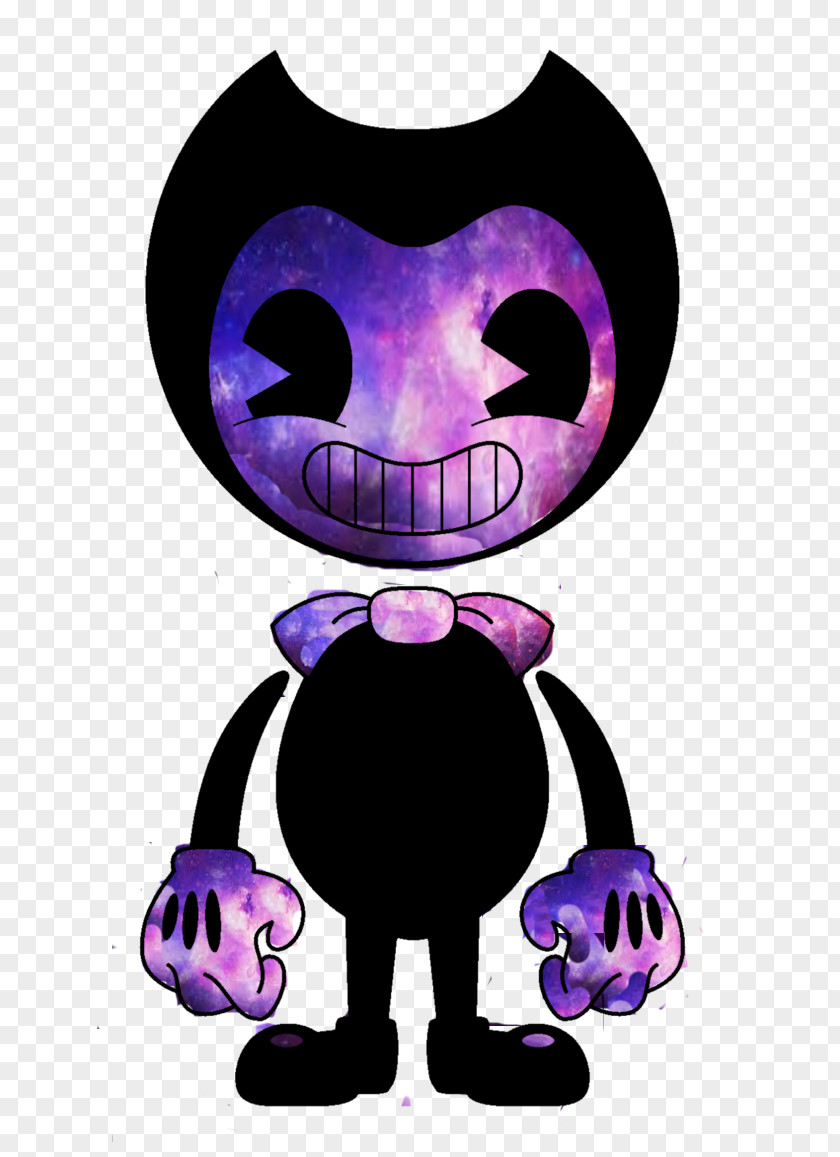 Galaxy Bendy And The Ink Machine Fan Art Drawing PNG