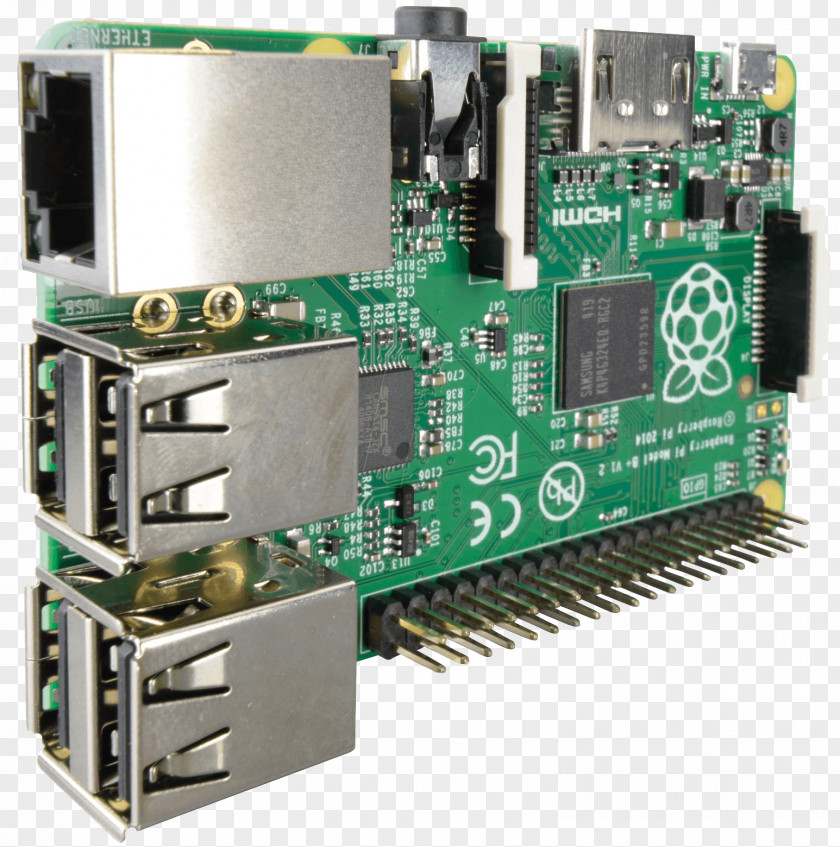 Raspberry Pi Electronics Computer Hardware Microcontroller ARM11 PNG