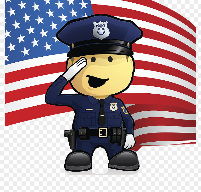A Man Who Works For His Own Goals United States Police Officer Illustration PNG