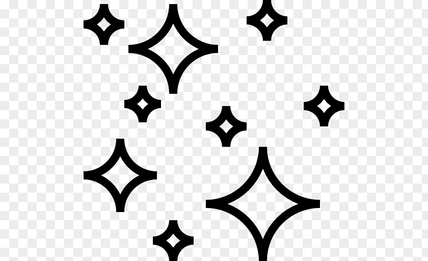 Star Symbol Monochrome PNG
