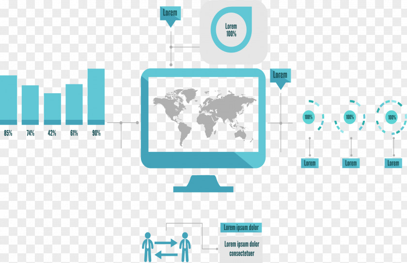 Computer Map Data Classification Chart Infographic Euclidean Vector PNG