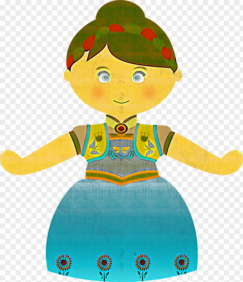 Stuffed Toy Doll Yellow Infant Headgear PNG