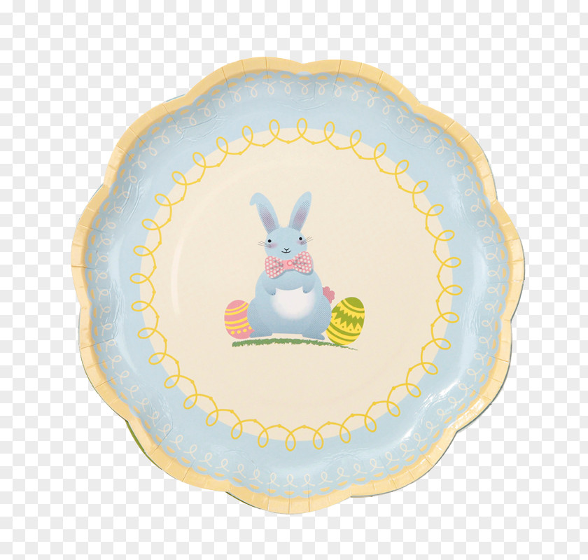 Tableware Easter Bunny Plate PNG