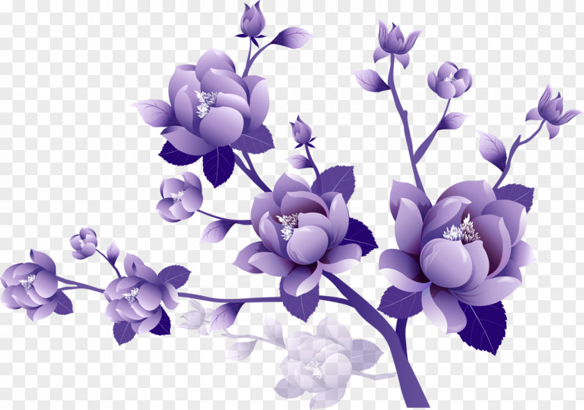 Crocus Purple Flower Clip Art PNG