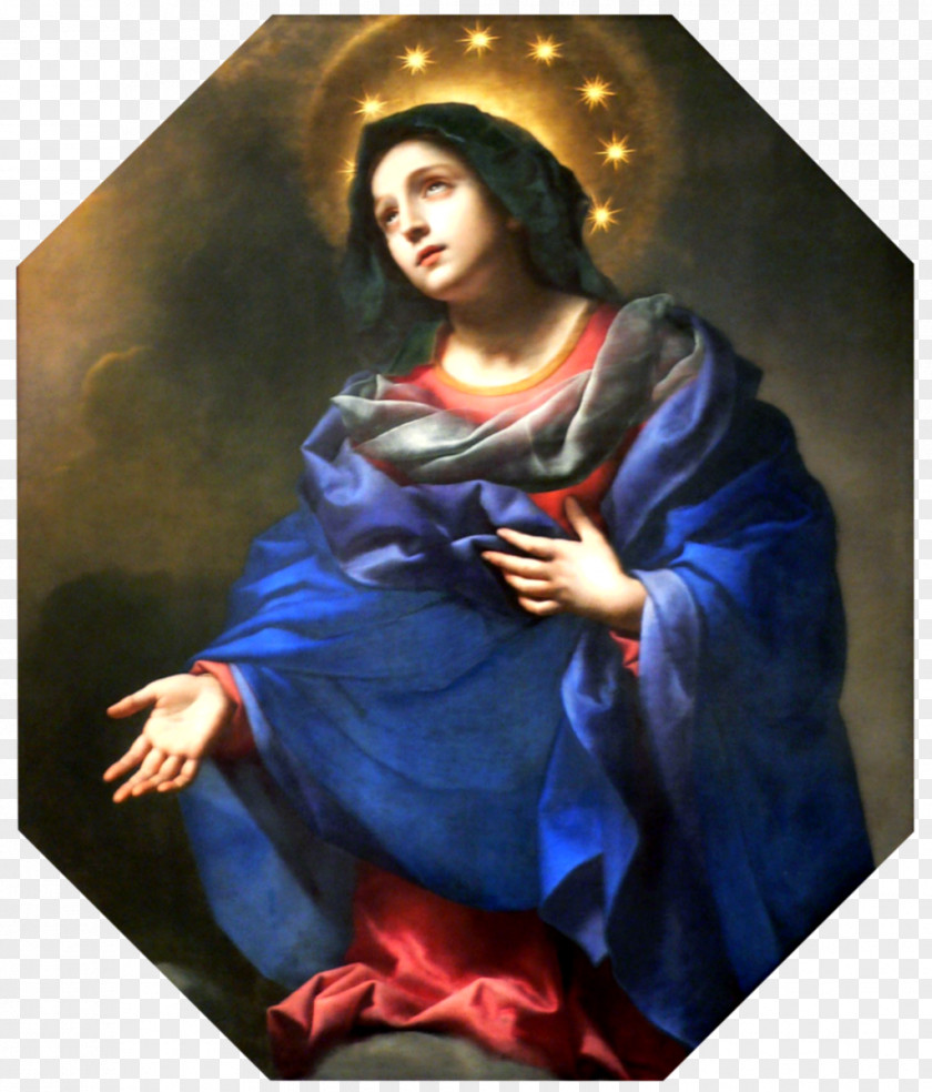 Mary Madonna In Glory Mit Der Lilie Circle Of Stars PNG
