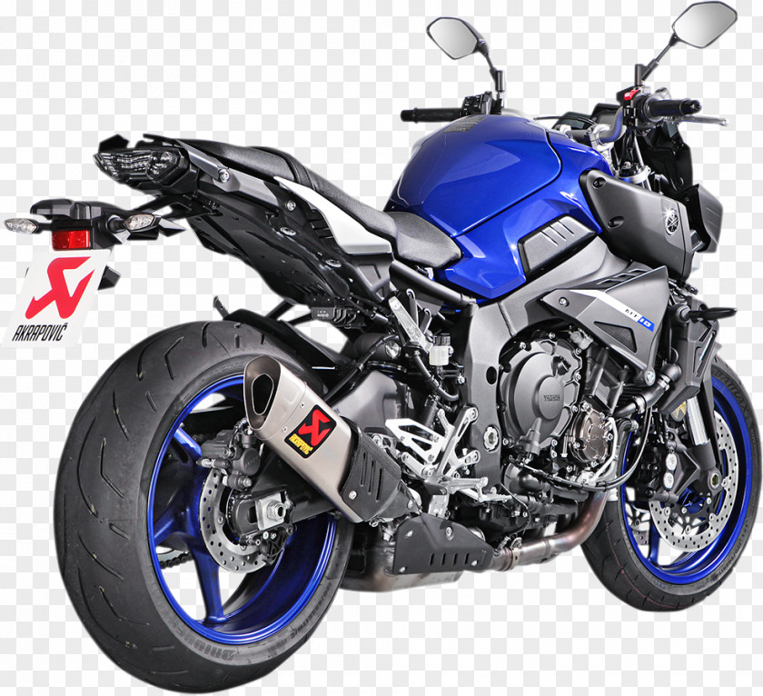 Motorcycle Exhaust System Yamaha FZ1 Akrapovič MT-10 PNG