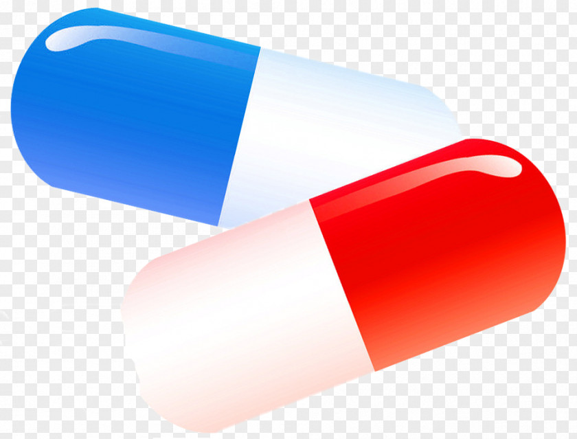 Red Blue Pills Cartoon Capsule PNG