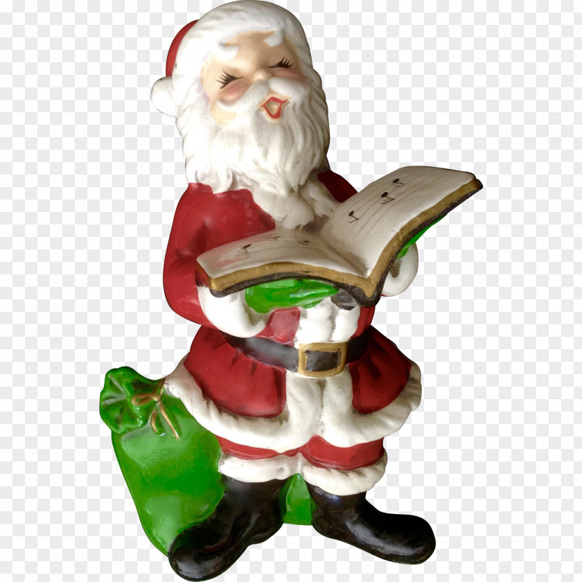 Santa Claus Christmas Ornament Figurine Character PNG