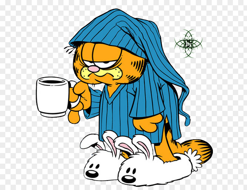 Garfield Morning Image Humour GIF PNG