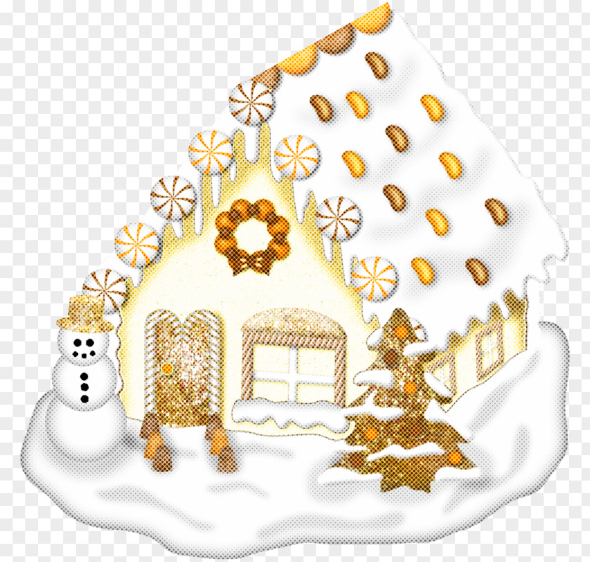 Gingerbread House Icing PNG