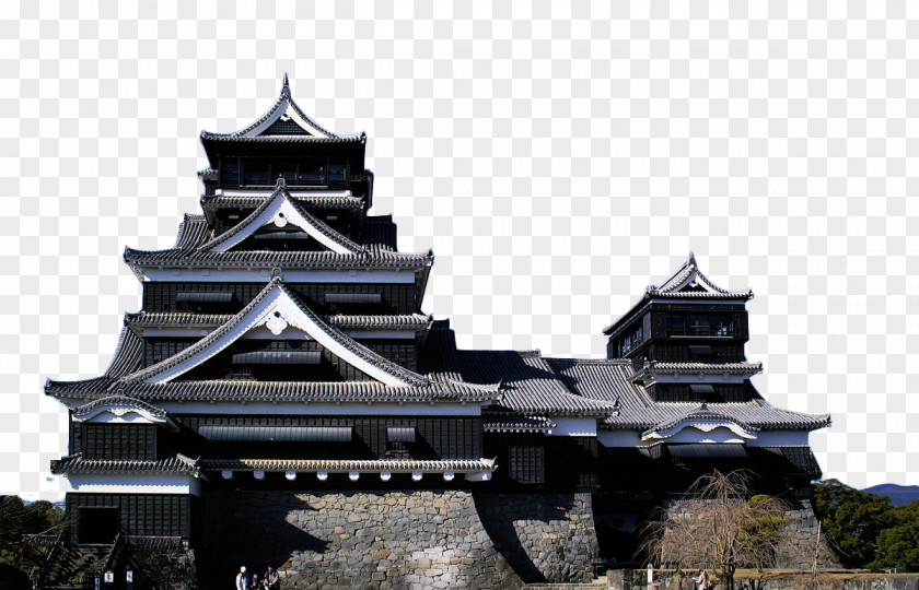 Japan Kumamoto City Landmarks Castle Sakuranobaba Johsaien Fukuoka 2016 Earthquakes PNG