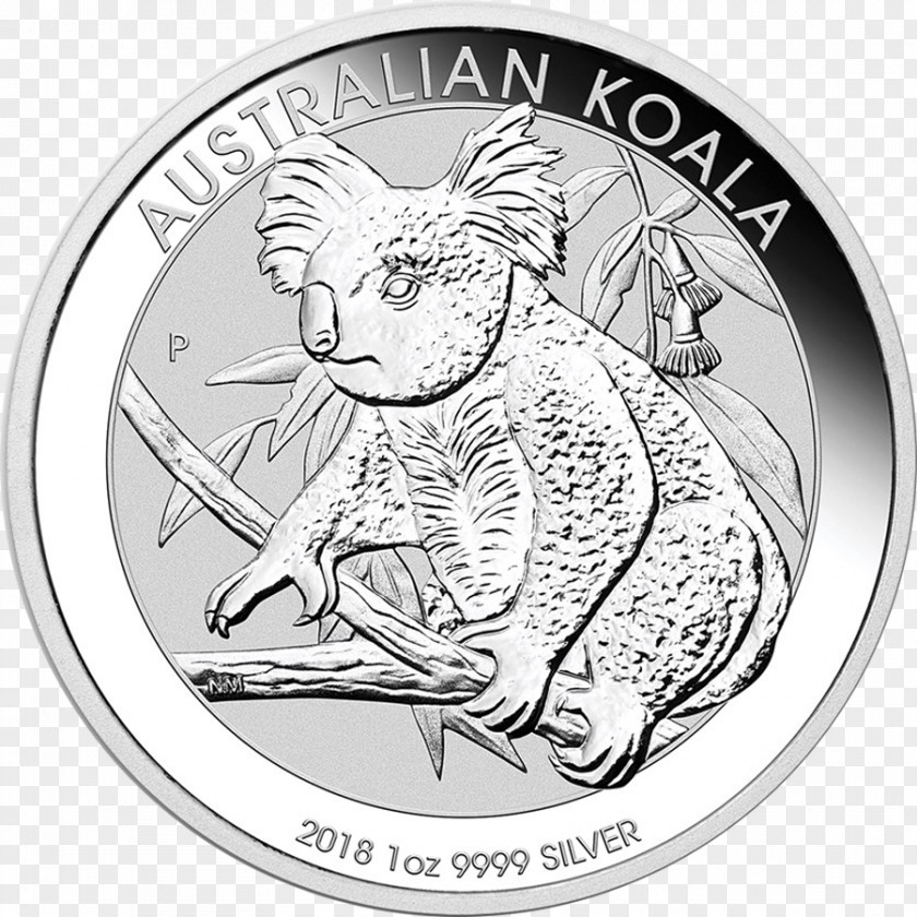 Koala Perth Mint Bullion Coin Silver PNG