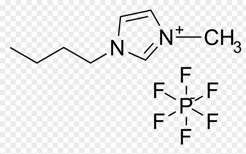 Salt 1-Butyl-3-methylimidazolium Hexafluorophosphate Ionic Liquid PNG