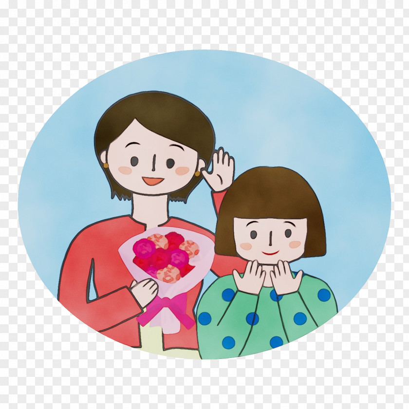 Mother's Day Cartoon Illustration Human PNG