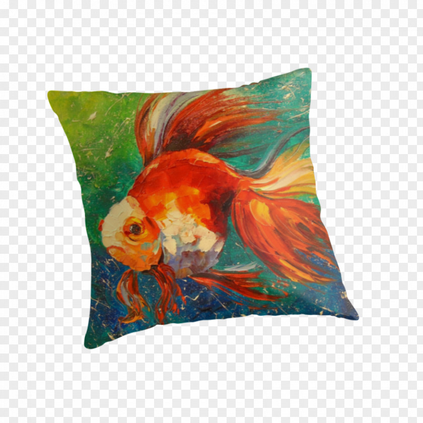 Painting Goldfish Canvas PNG
