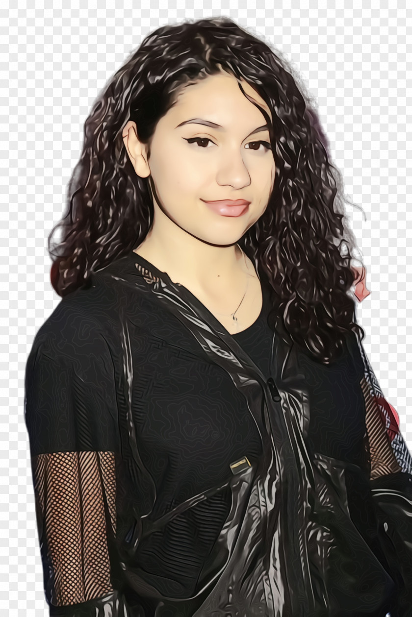 Step Cutting Lace Wig Alessia Cara Long Hair Celebrity Musician PNG