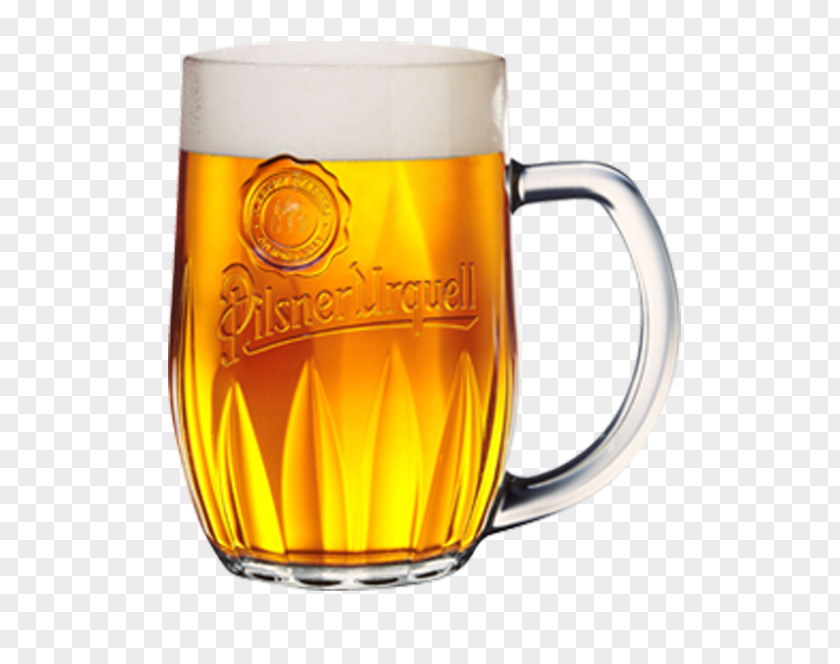 Beer Pilsner Urquell Imperial Pint Glass PNG