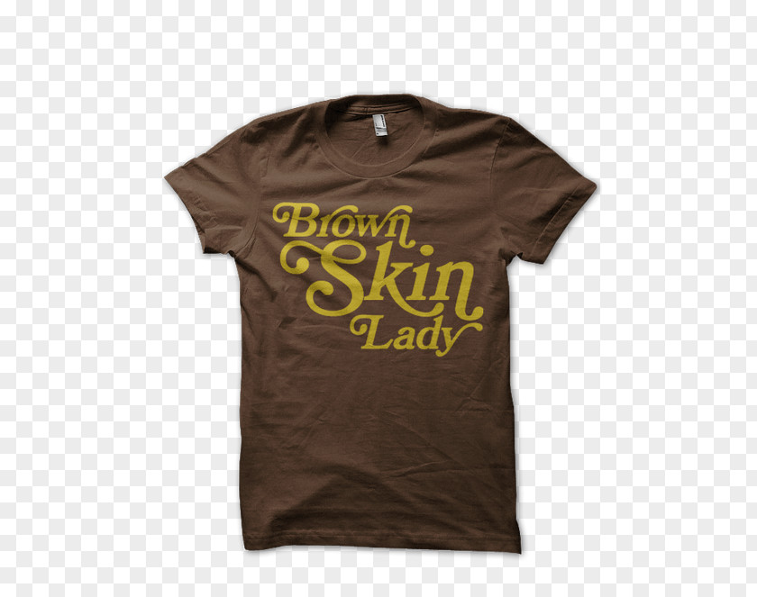 Brown Skin Printed T-shirt Candlebox PNG