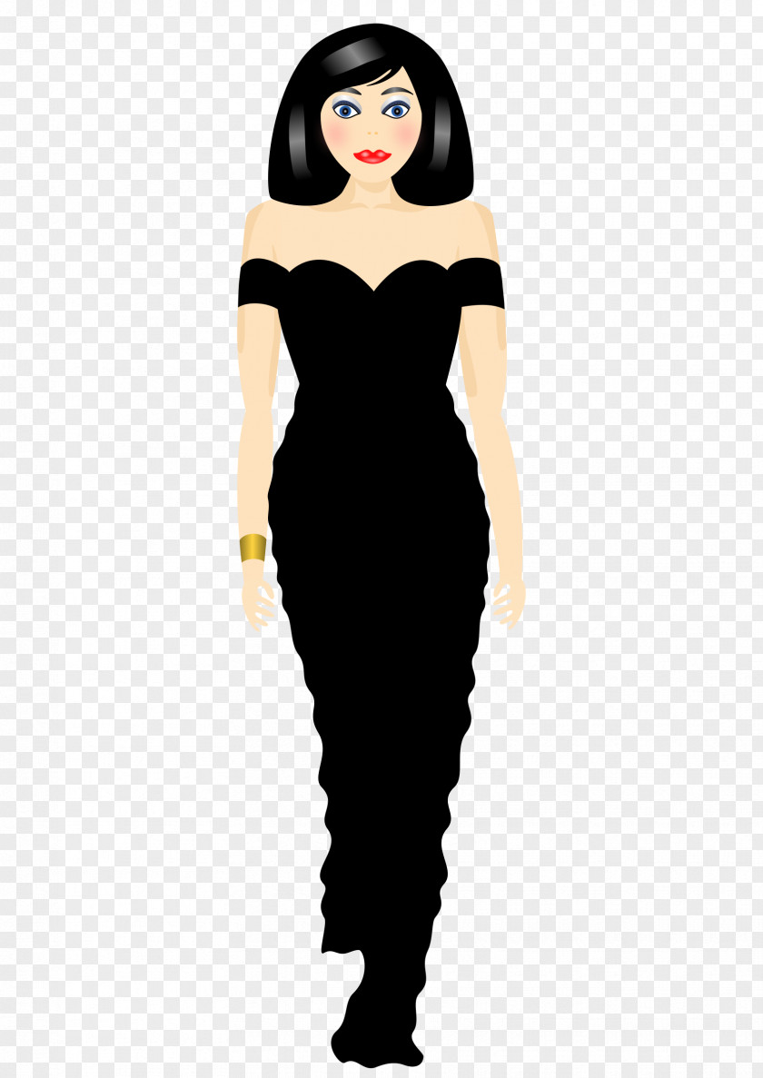 Female Model Cartoon Clip Art PNG