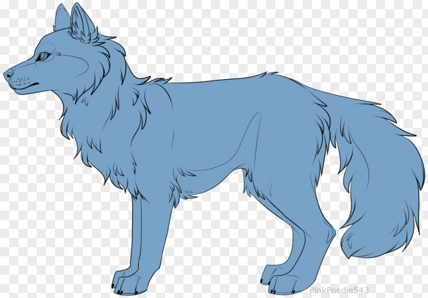 Painted Gray Wolf Poodle Rough Collie Line Art Bear Canidae PNG