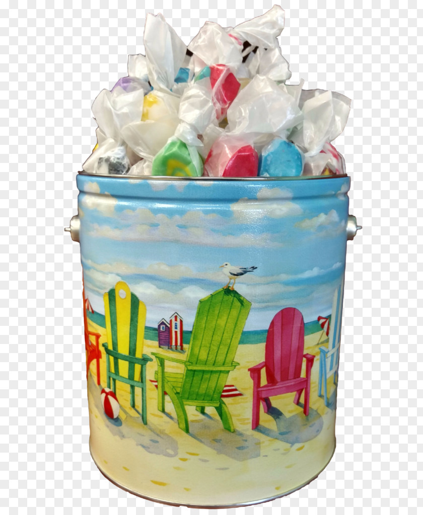 Assorted Flavors Salt Water Taffy Food Gift Baskets Plastic Pail Paul Brent Gallery PNG