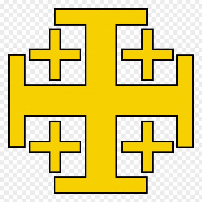 Christian Cross Crusades Kingdom Of Jerusalem PNG