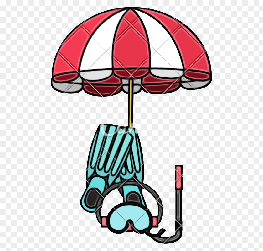 Fashion Accessory Mushroom Umbrella Cartoon Pink Line Clip Art PNG