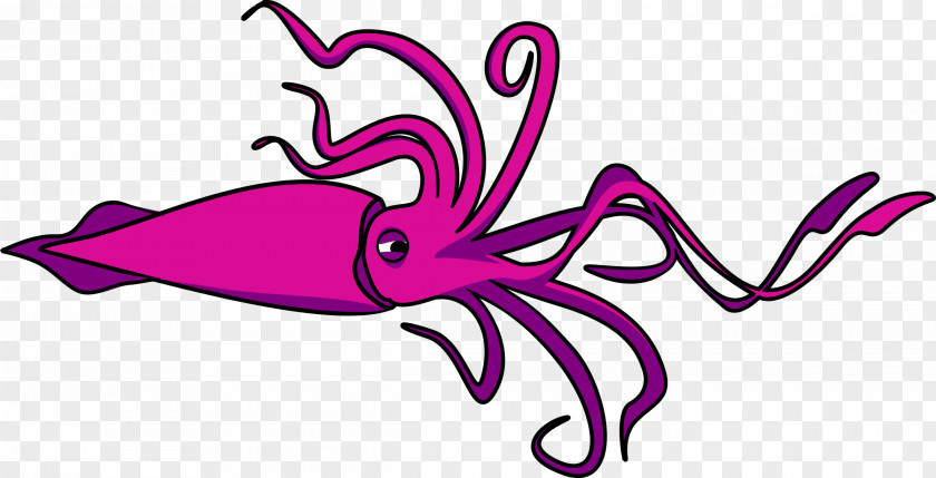 Squid Giant Octopus Clip Art PNG