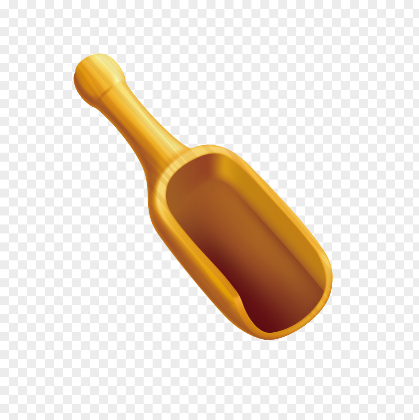 Vector Wooden Shovel Spoon Wood Spatula PNG