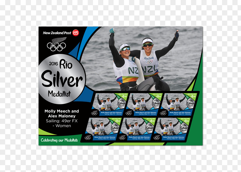 Woman Celebrating Olympic Games Rio 2016 Bronze Medal New Zealand Post Collectables & Solutions Centre Sports Canoe Sprint PNG