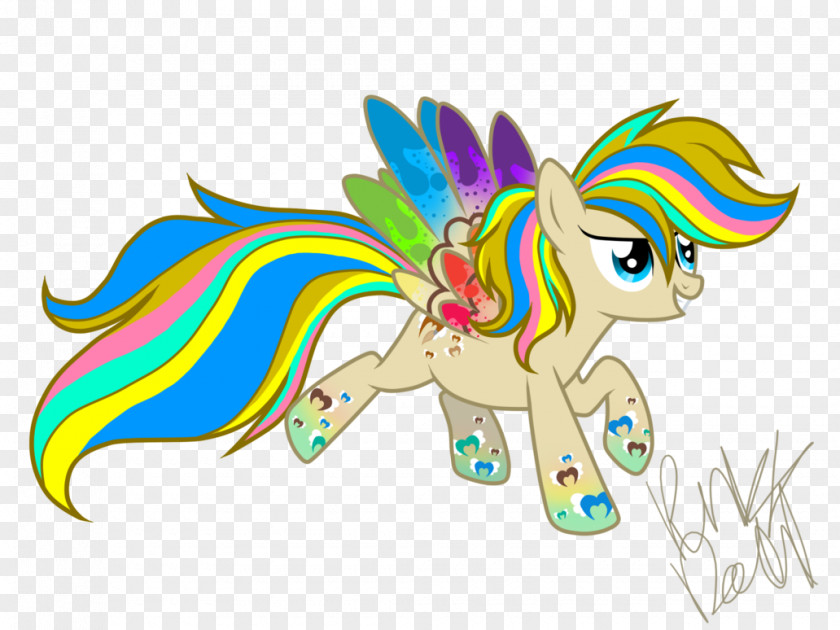 Wonderful Rainbow Pony Artist DeviantArt Illustration PNG