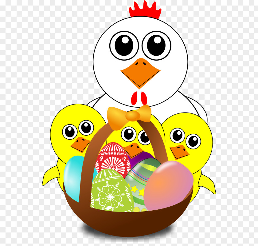 Easter Bunny Basket Egg Hunt PNG