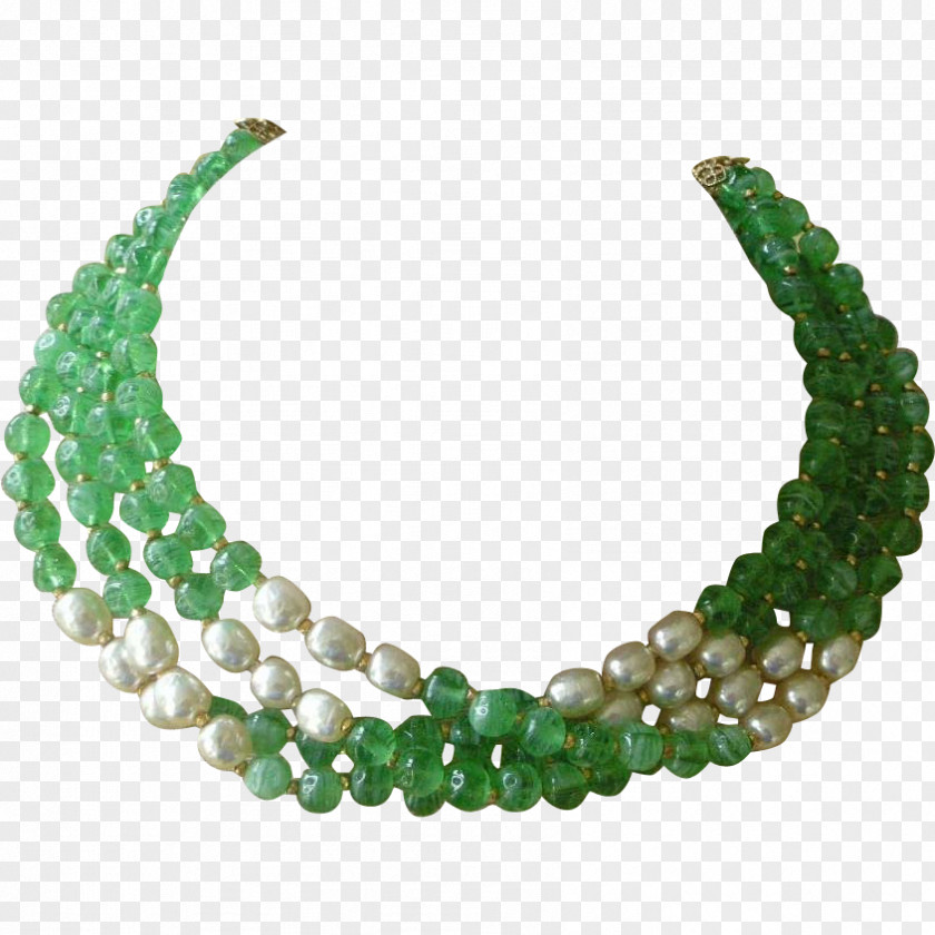 Emerald Turquoise Jade Necklace Bead PNG