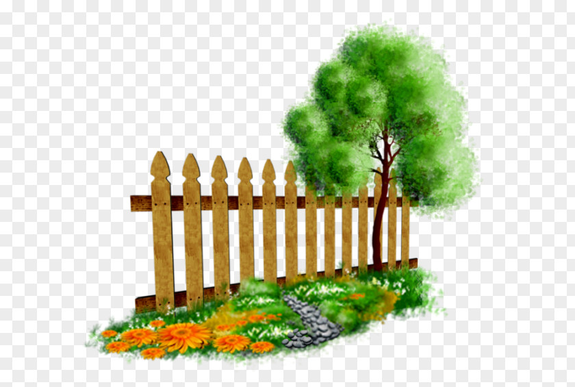 Fence Flower Clip Art PNG