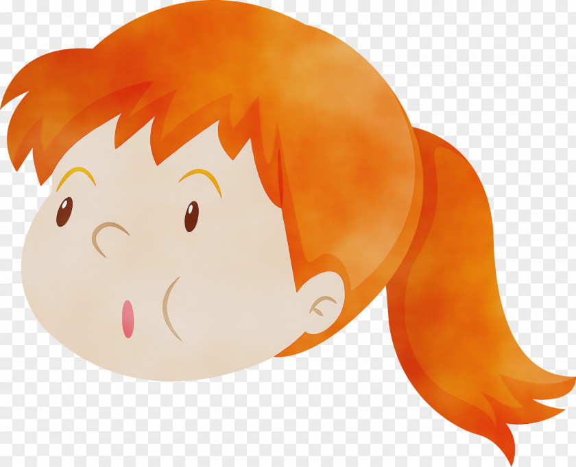 Fish Character Orange S.a. Created By PNG