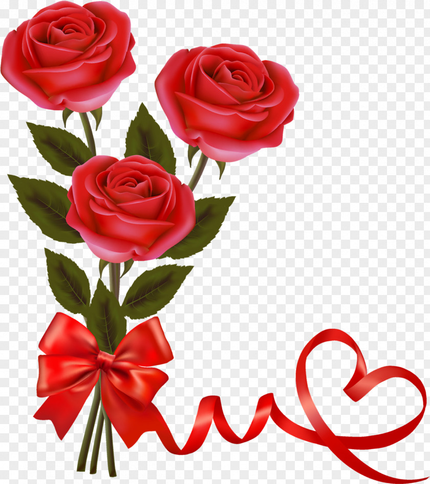 Plant Stem Love Rose Flowers PNG