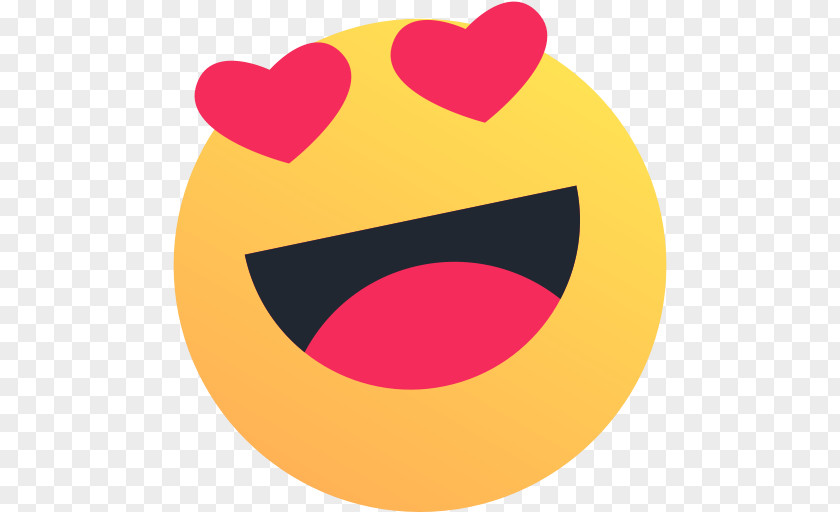 Reaction Emoji Love Heart Emoticon Social Media PNG