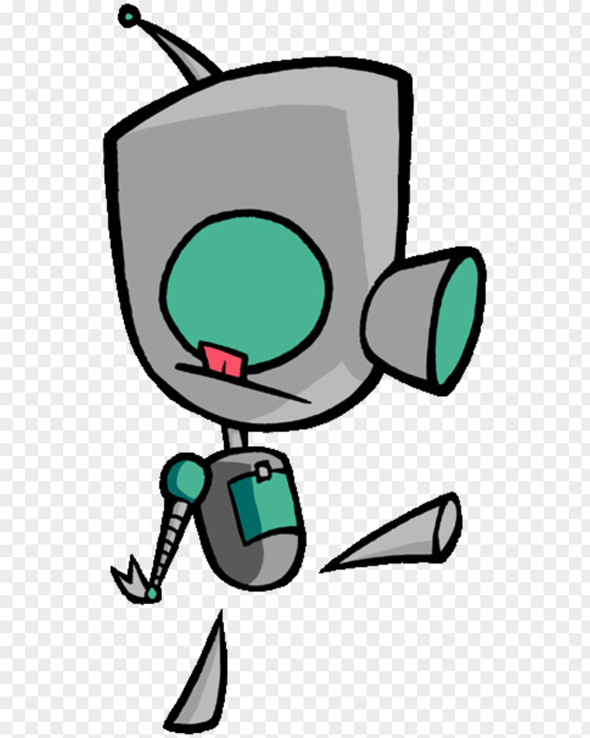 Robot Face Invader Zim Almighty Tallest Purple Drawing Animated Cartoon PNG