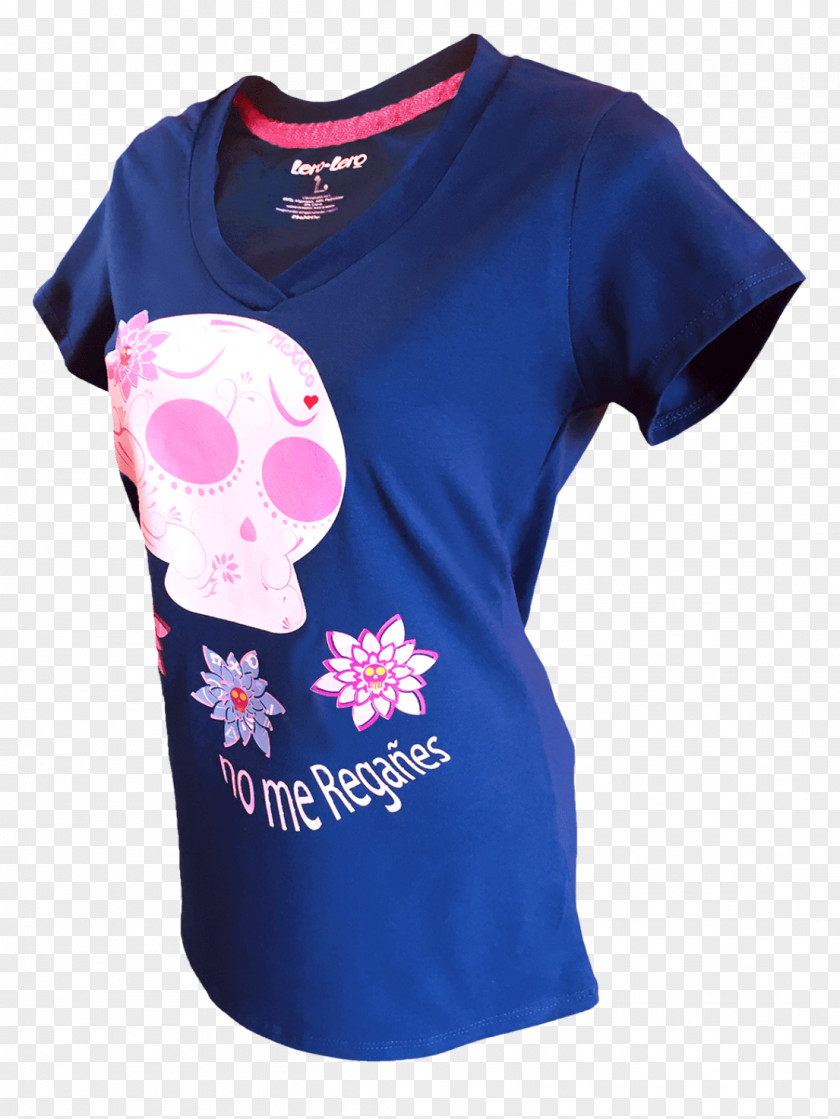 T-shirt Blue Mexico Printmaking Calavera PNG