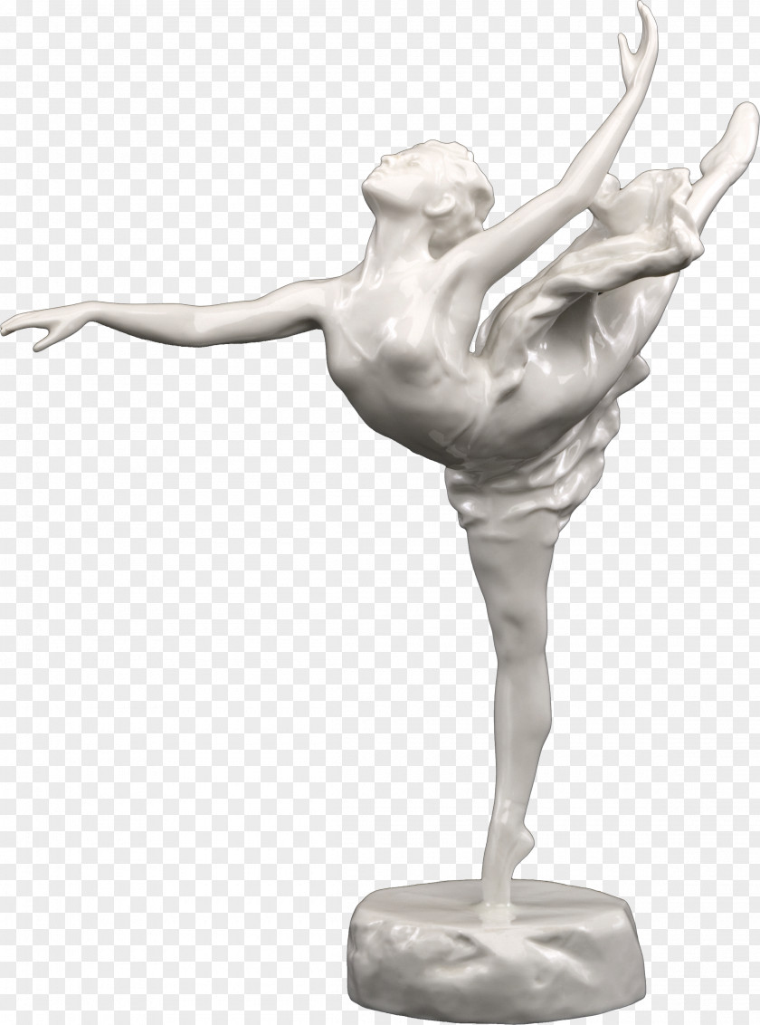 Ballet Dancer Sculpture Figurine PNG
