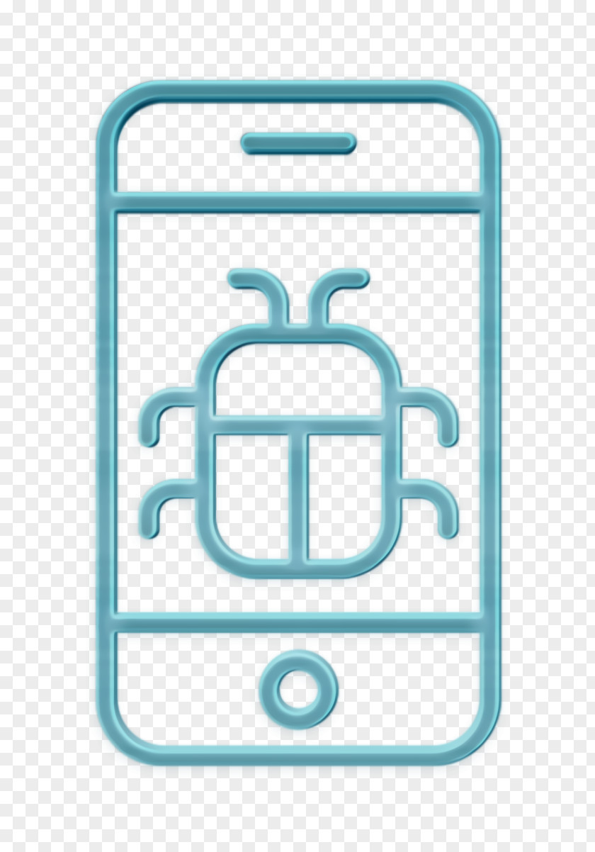 Bug Icon Smartphone Coding PNG