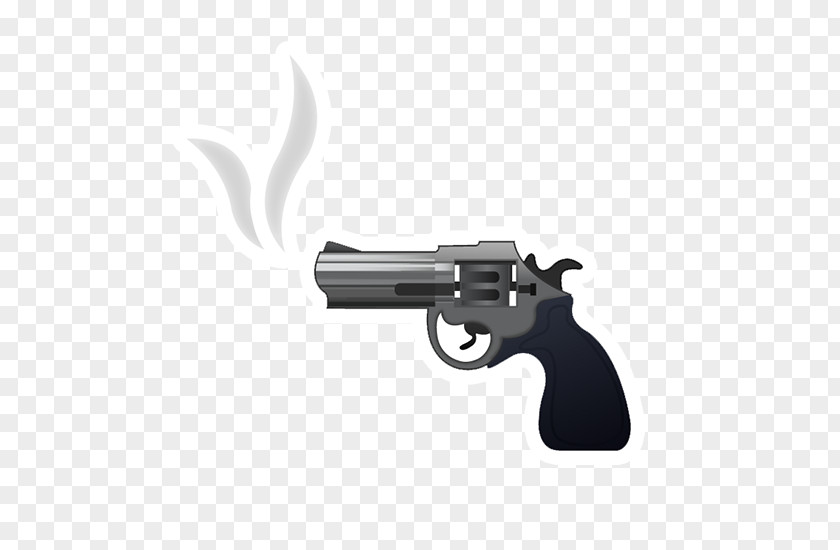Emoji Handgun Revolver Pistol PNG