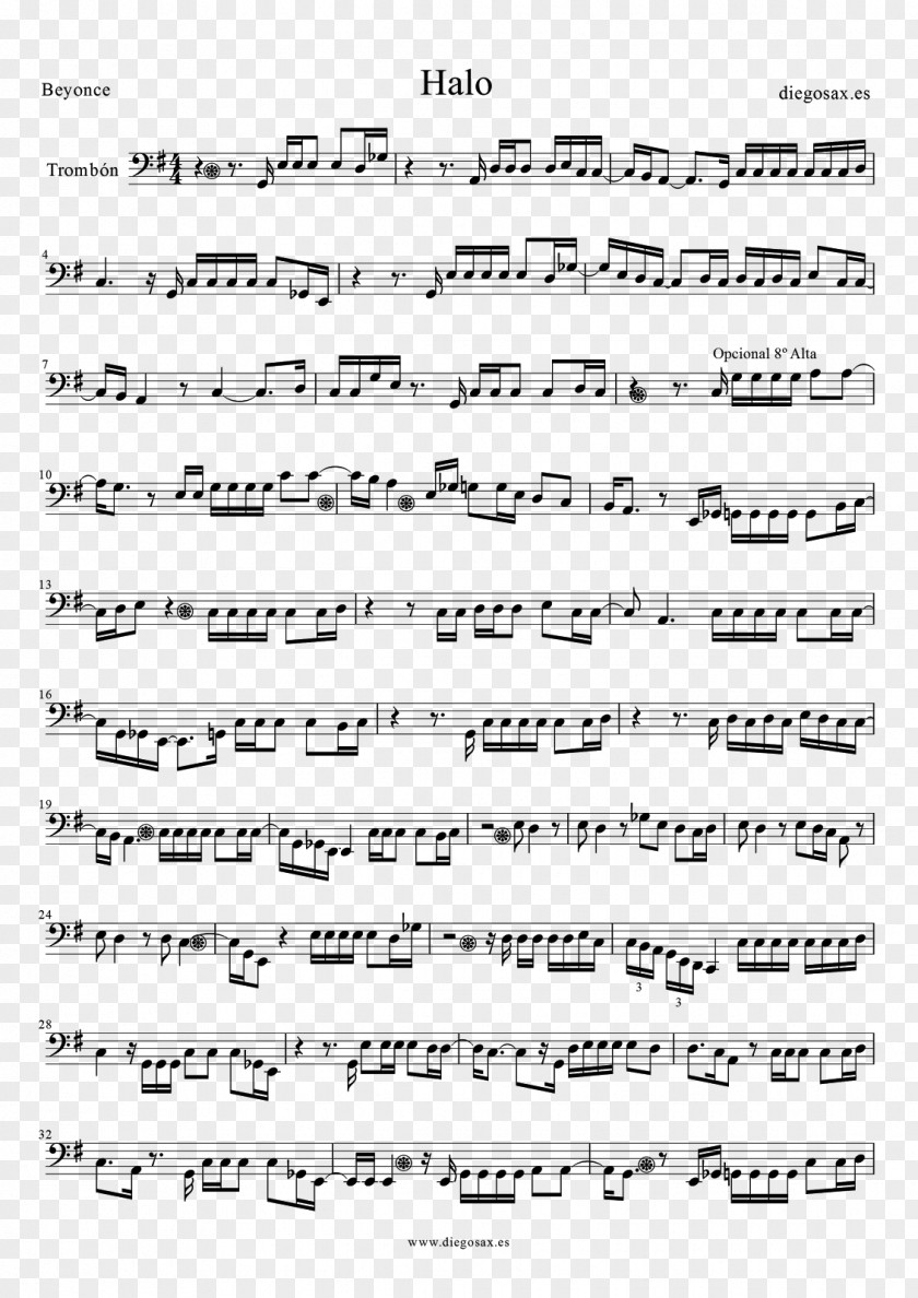 Halo Sheet Music Trombone PNG Trombone, sheet music clipart PNG